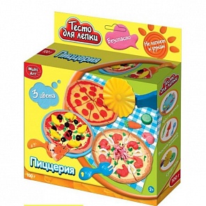 Набор тесто для лепки - Пиццерия (Multiart, 11443-PDsim)